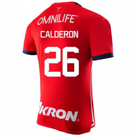 Kandiny Muži Cristian Calderón #26 Červená Dresy Hazai Csapatmez 2023/24 Triĭká