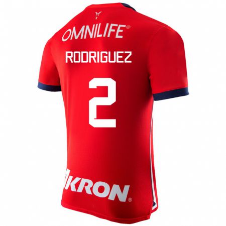 Kandiny Muži Jaqueline Rodríguez #2 Červená Dresy Hazai Csapatmez 2023/24 Triĭká