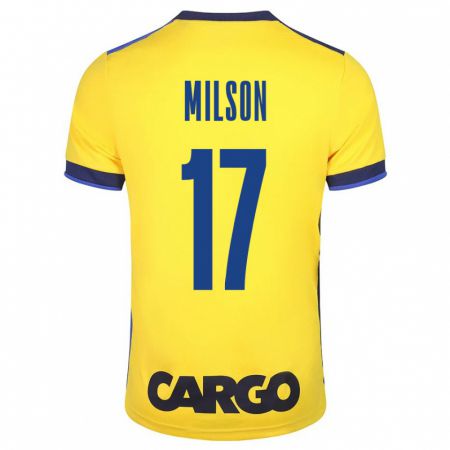 Kandiny Muži Milson #17 Žltá Dresy Hazai Csapatmez 2023/24 Triĭká