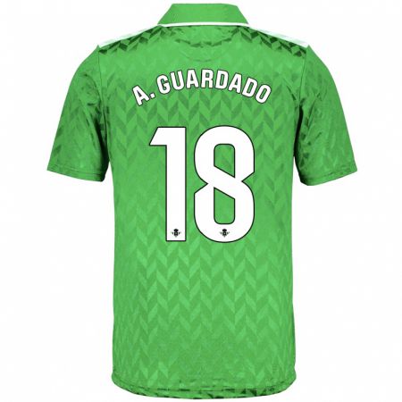 Kandiny Muži Andrés Guardado #18 Zelená Dresy Idegenbeli Csapatmez 2023/24 Triĭká