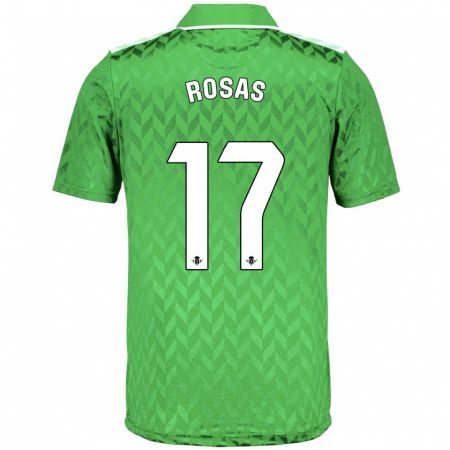 Kandiny Muži Berto Rosas #17 Zelená Dresy Idegenbeli Csapatmez 2023/24 Triĭká