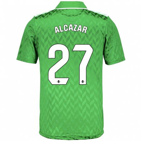 Kandiny Muži Lucas Alcázar #27 Zelená Dresy Idegenbeli Csapatmez 2023/24 Triĭká
