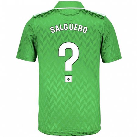 Kandiny Muži Antonio Salguero #0 Zelená Dresy Idegenbeli Csapatmez 2023/24 Triĭká