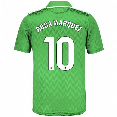Kandiny Muži Rosa Márquez Baena #10 Zelená Dresy Idegenbeli Csapatmez 2023/24 Triĭká