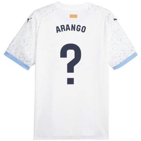 Kandiny Muži Juan Arango #0 Biely Dresy Idegenbeli Csapatmez 2023/24 Triĭká