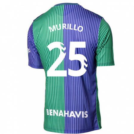 Kandiny Muži Diego Murillo #25 Zelená Modrá Dresy Idegenbeli Csapatmez 2023/24 Triĭká