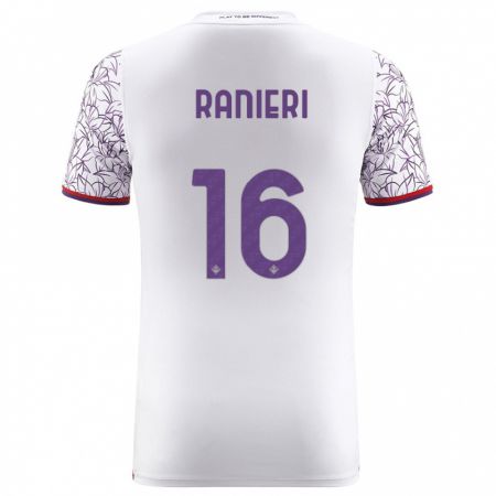 Kandiny Muži Luca Ranieri #16 Biely Dresy Idegenbeli Csapatmez 2023/24 Triĭká