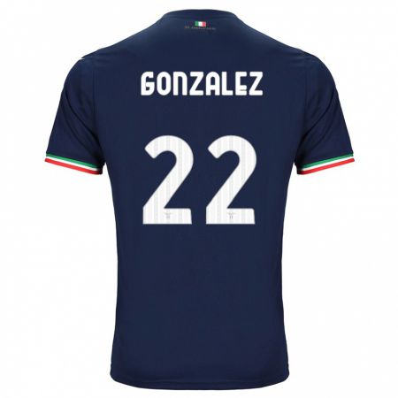 Kandiny Muži Diego González #22 Námorníctvo Dresy Idegenbeli Csapatmez 2023/24 Triĭká