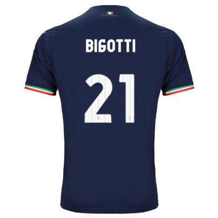 Kandiny Muži Massimo Bigotti #21 Námorníctvo Dresy Idegenbeli Csapatmez 2023/24 Triĭká