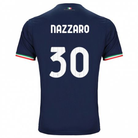 Kandiny Muži Marco Nazzaro #30 Námorníctvo Dresy Idegenbeli Csapatmez 2023/24 Triĭká