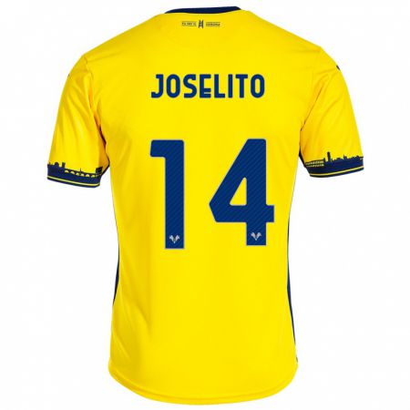 Kandiny Muži Joselito #14 Žltá Dresy Idegenbeli Csapatmez 2023/24 Triĭká