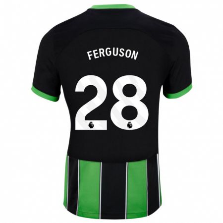 Kandiny Muži Evan Ferguson #28 Čierna Zelená Dresy Idegenbeli Csapatmez 2023/24 Triĭká