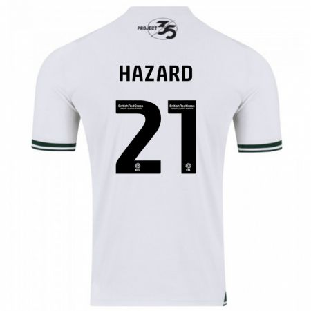 Kandiny Muži Conor Hazard #21 Biely Dresy Idegenbeli Csapatmez 2023/24 Triĭká