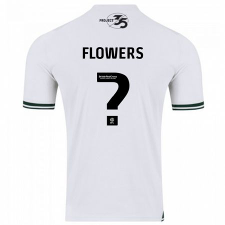 Kandiny Muži Lewis Flowers #0 Biely Dresy Idegenbeli Csapatmez 2023/24 Triĭká