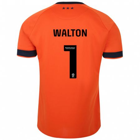 Kandiny Muži Christian Walton #1 Oranžová Dresy Idegenbeli Csapatmez 2023/24 Triĭká