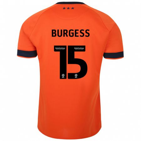 Kandiny Muži Cameron Burgess #15 Oranžová Dresy Idegenbeli Csapatmez 2023/24 Triĭká