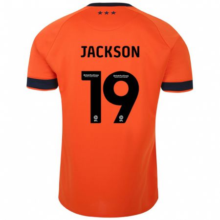 Kandiny Muži Kayden Jackson #19 Oranžová Dresy Idegenbeli Csapatmez 2023/24 Triĭká