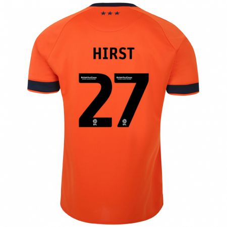 Kandiny Muži George Hirst #27 Oranžová Dresy Idegenbeli Csapatmez 2023/24 Triĭká