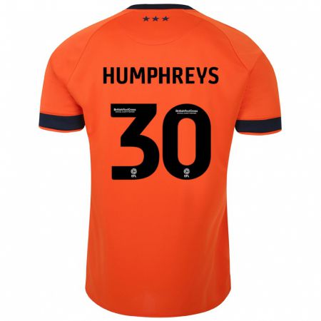 Kandiny Muži Cameron Humphreys #30 Oranžová Dresy Idegenbeli Csapatmez 2023/24 Triĭká
