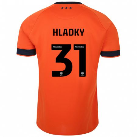 Kandiny Muži Vaclav Hladky #31 Oranžová Dresy Idegenbeli Csapatmez 2023/24 Triĭká