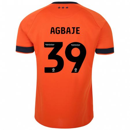 Kandiny Muži Edwin Agbaje #39 Oranžová Dresy Idegenbeli Csapatmez 2023/24 Triĭká