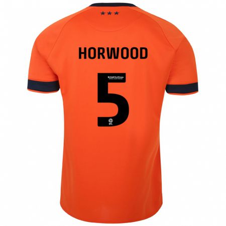 Kandiny Muži Bonnie Horwood #5 Oranžová Dresy Idegenbeli Csapatmez 2023/24 Triĭká