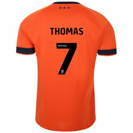 Kandiny Muži Natasha Thomas #7 Oranžová Dresy Idegenbeli Csapatmez 2023/24 Triĭká