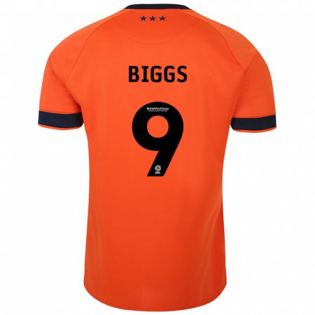 Kandiny Muži Maddie Biggs #9 Oranžová Dresy Idegenbeli Csapatmez 2023/24 Triĭká