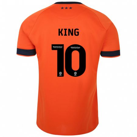 Kandiny Muži Eloise King #10 Oranžová Dresy Idegenbeli Csapatmez 2023/24 Triĭká