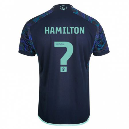 Kandiny Muži Joshua Hamilton #0 Modrá Dresy Idegenbeli Csapatmez 2023/24 Triĭká