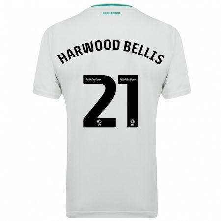 Kandiny Muži Taylor Harwood-Bellis #21 Biely Dresy Idegenbeli Csapatmez 2023/24 Triĭká