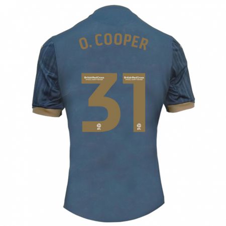 Kandiny Muži Oliver Cooper #31 Tmavo Modrozelená Dresy Idegenbeli Csapatmez 2023/24 Triĭká