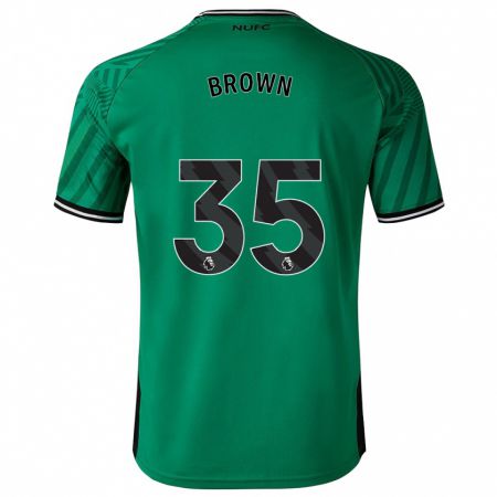 Kandiny Muži Will Brown #35 Zelená Dresy Idegenbeli Csapatmez 2023/24 Triĭká