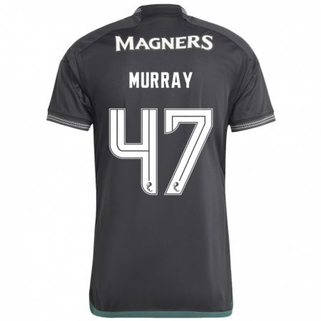 Kandiny Muži Dane Murray #47 Čierna Dresy Idegenbeli Csapatmez 2023/24 Triĭká