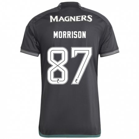 Kandiny Muži Joe Morrison #87 Čierna Dresy Idegenbeli Csapatmez 2023/24 Triĭká