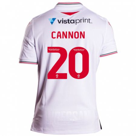Kandiny Muži Andy Cannon #20 Biely Dresy Idegenbeli Csapatmez 2023/24 Triĭká