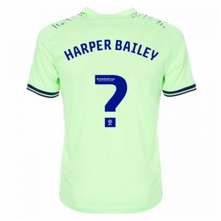 Kandiny Muži Aaron Harper-Bailey #0 Námorníctvo Dresy Idegenbeli Csapatmez 2023/24 Triĭká