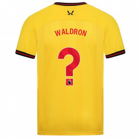 Kandiny Muži Jack Waldron #0 Žltá Dresy Idegenbeli Csapatmez 2023/24 Triĭká