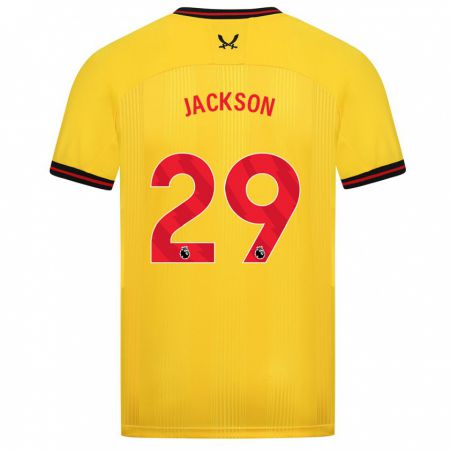 Kandiny Muži Fallon Olivia Connolly-Jackson #29 Žltá Dresy Idegenbeli Csapatmez 2023/24 Triĭká