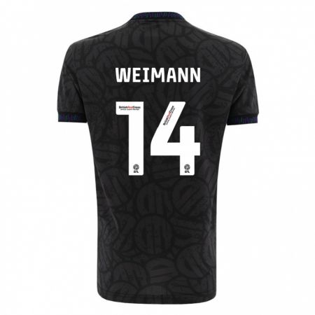 Kandiny Muži Andreas Weimann #14 Čierna Dresy Idegenbeli Csapatmez 2023/24 Triĭká