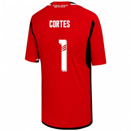 Kandiny Muži Brayan Cortés #1 Červená Dresy Idegenbeli Csapatmez 2023/24 Triĭká