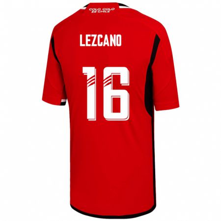 Kandiny Muži Darío Lezcano #16 Červená Dresy Idegenbeli Csapatmez 2023/24 Triĭká