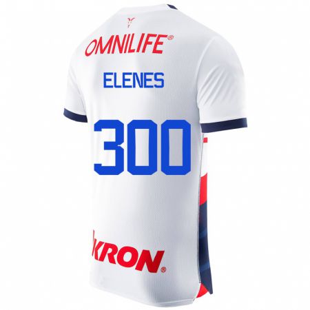 Kandiny Muži José Elenes #300 Biely Dresy Idegenbeli Csapatmez 2023/24 Triĭká