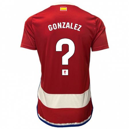 Kandiny Ženy Paco González #0 Červená Dresy Hazai Csapatmez 2023/24 Triĭká