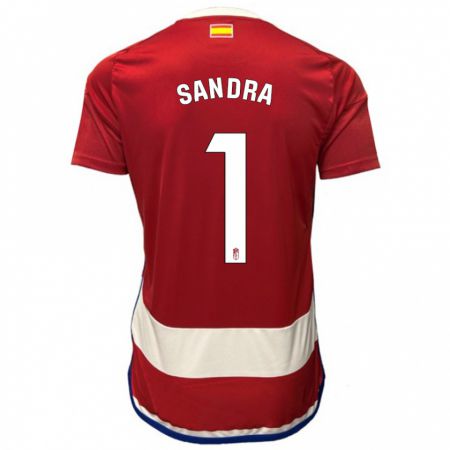 Kandiny Ženy Sandra #1 Červená Dresy Hazai Csapatmez 2023/24 Triĭká