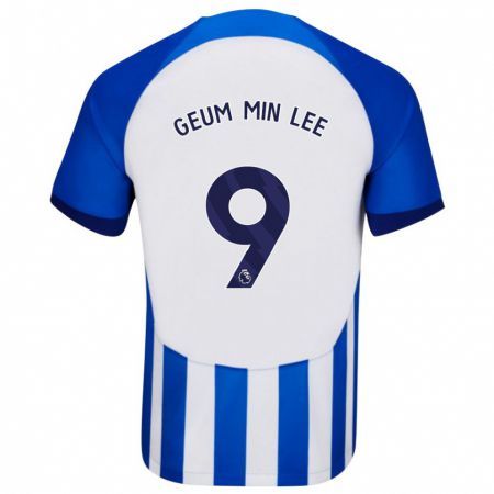 Kandiny Ženy Lee Geum-Min #9 Modrá Dresy Hazai Csapatmez 2023/24 Triĭká