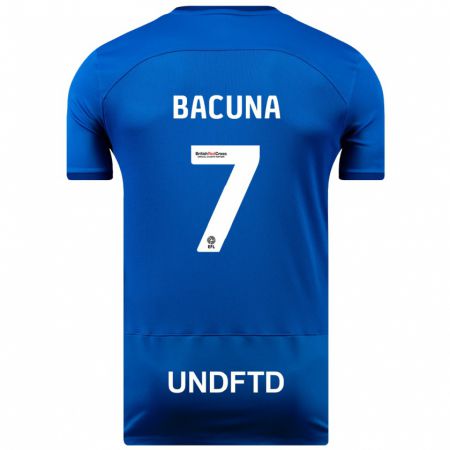 Kandiny Ženy Juninho Bacuna #7 Modrá Dresy Hazai Csapatmez 2023/24 Triĭká