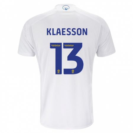Kandiny Ženy Kristoffer Klaesson #13 Biely Dresy Hazai Csapatmez 2023/24 Triĭká
