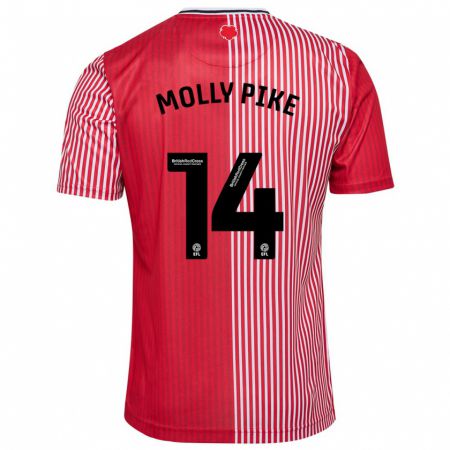 Kandiny Ženy Molly Pike #14 Červená Dresy Hazai Csapatmez 2023/24 Triĭká