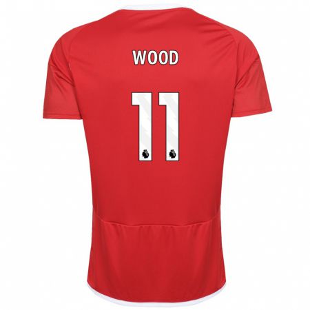 Kandiny Ženy Chris Wood #11 Červená Dresy Hazai Csapatmez 2023/24 Triĭká